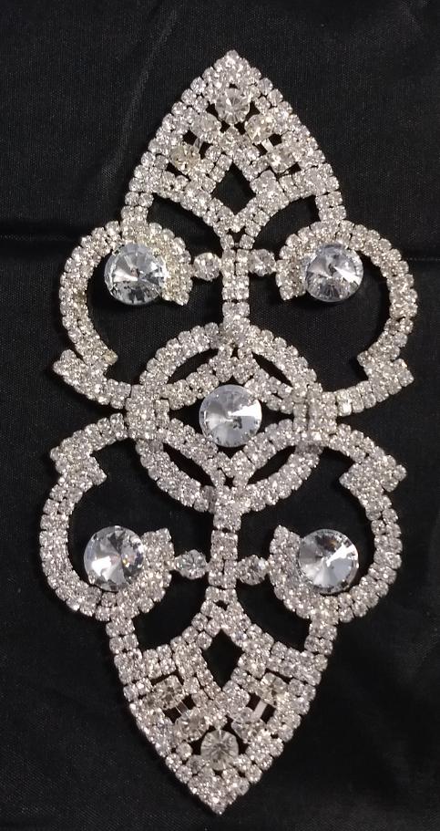 Applique #Clear Rhinestone #1pc