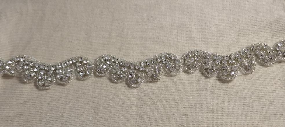 Trimming Rhinestone #50942 #Clear #1yd