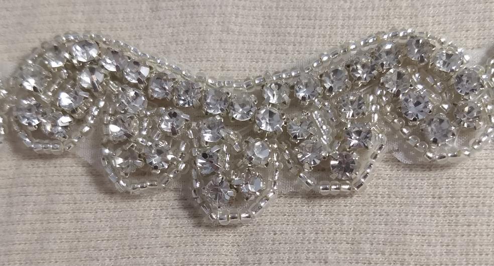 Trimming Rhinestone #50942 #Clear #1yd