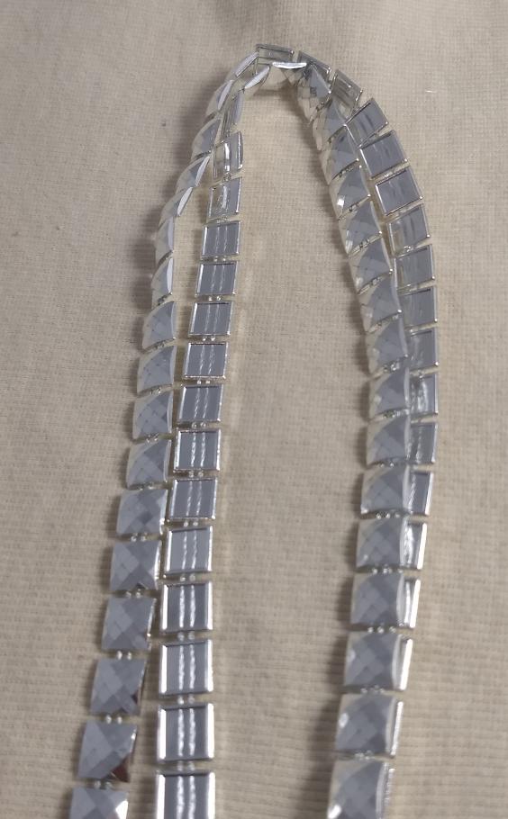 Belt-Band #A86 #Silver #Foil-Trimming #1-Yard