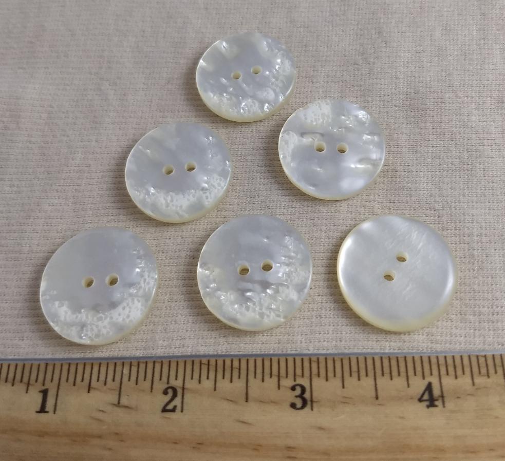 Button #C3632/23632 #2 Hole #White #Polyester #10pc