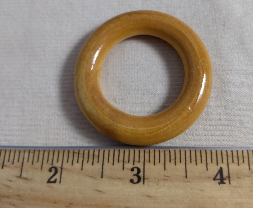 BUCKLE #69 #Natural #Wood #Slider #Belt #Ring #1pc