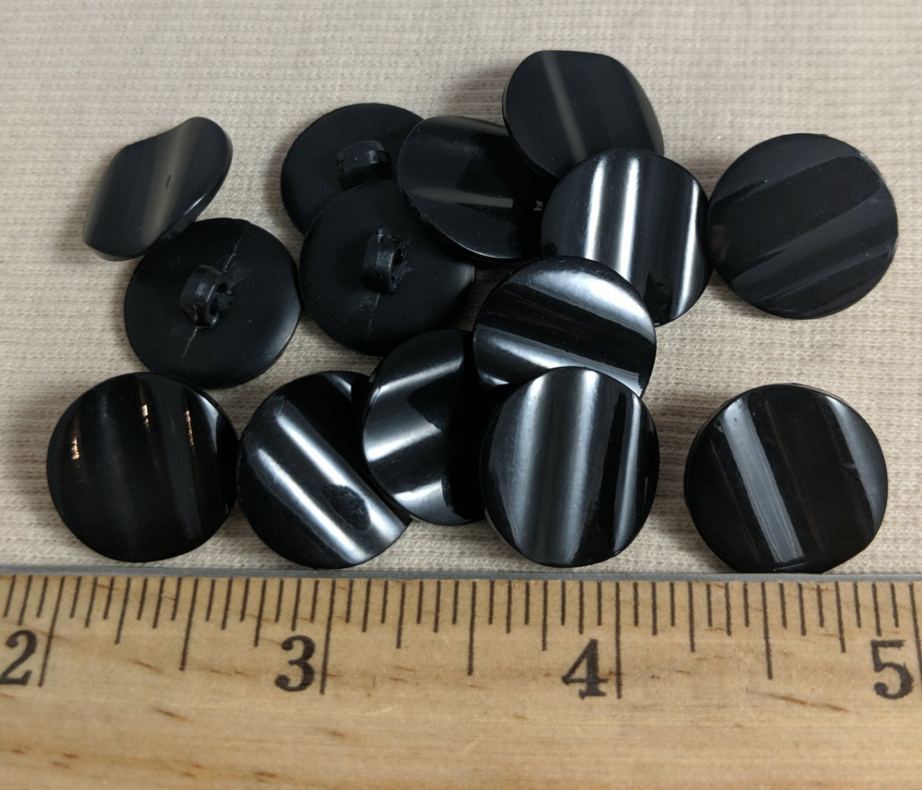 Button #80807 #Shank #Black #Nylon #10pc