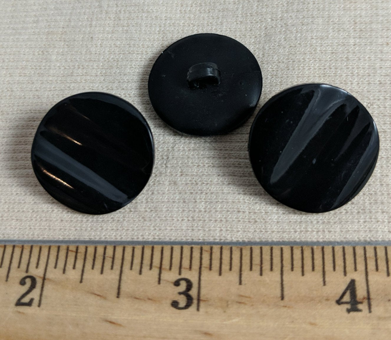 Button #80807 #Shank #Black #Nylon #10pc