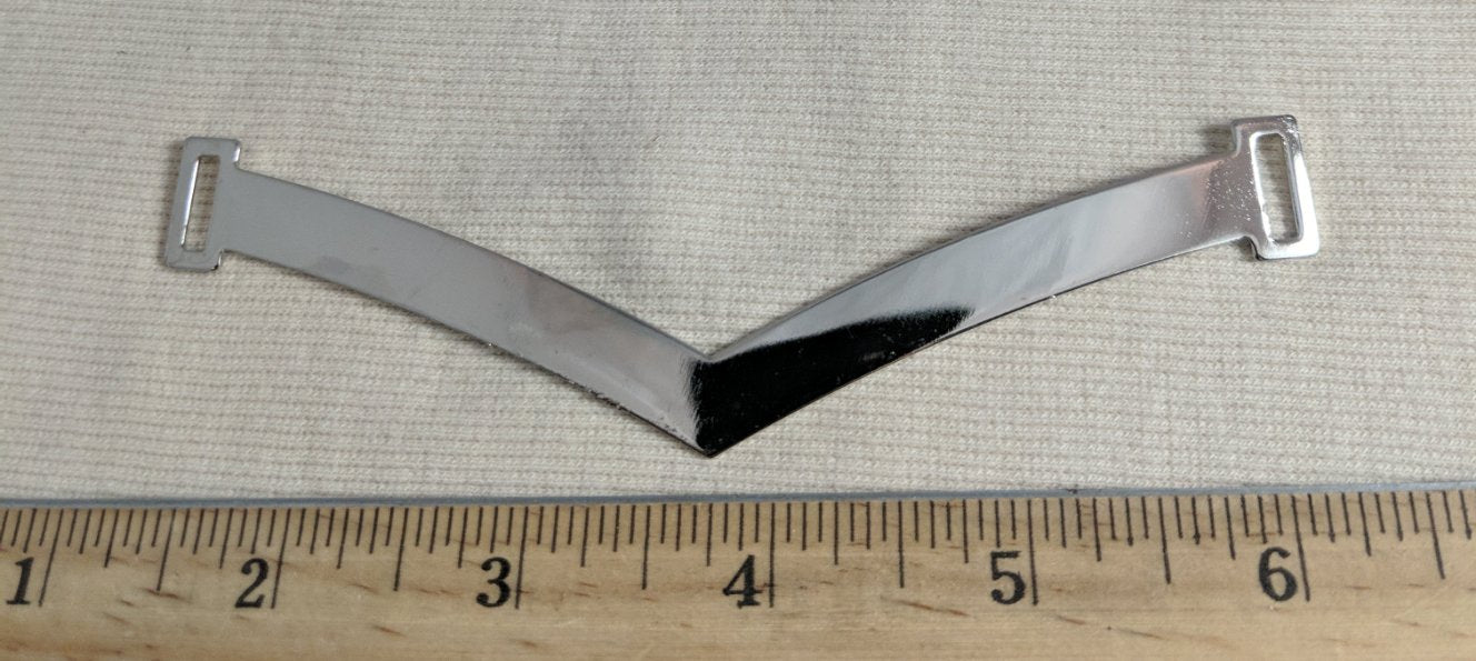 Buckle #CW10141 #Silver #V-Style #Metal #1PC