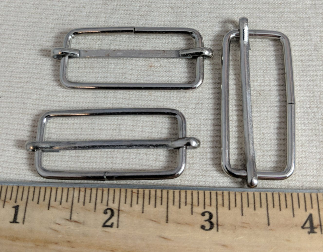 Buckle #1381 #Antique-Silver #Slider #Metal #10pc