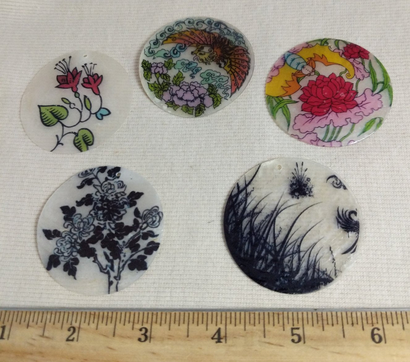 Real Shell #Pendant #Animal #Flower #1-Hole #B #5pc