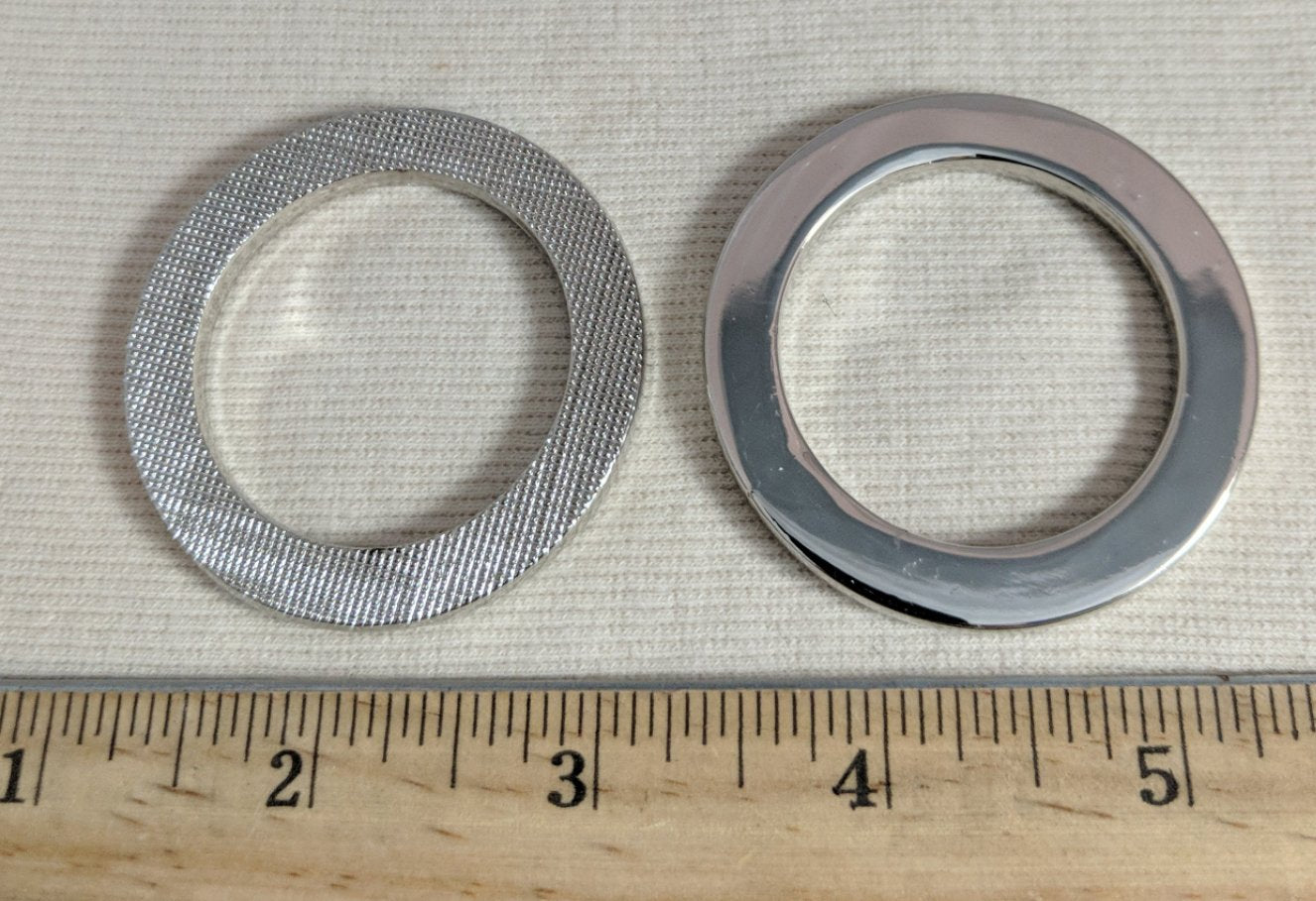 Ring #HP2929 #Silver #O-Ring #Round #Buckle #Solid #Metal