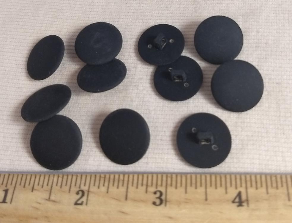 Button #MK7586 #Shank #Black #Nylon #10pc