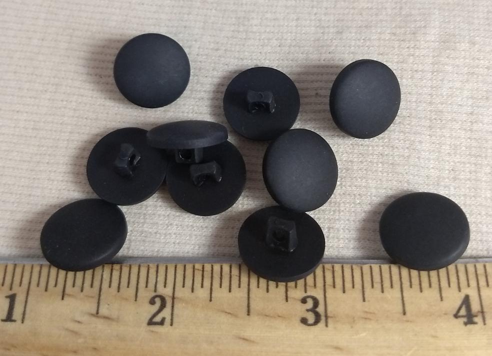 Button #MK7586 #Shank #Black #Nylon #10pc