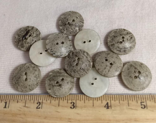 Button #C3007 #2 Hole #Brown #Polyester #10pc