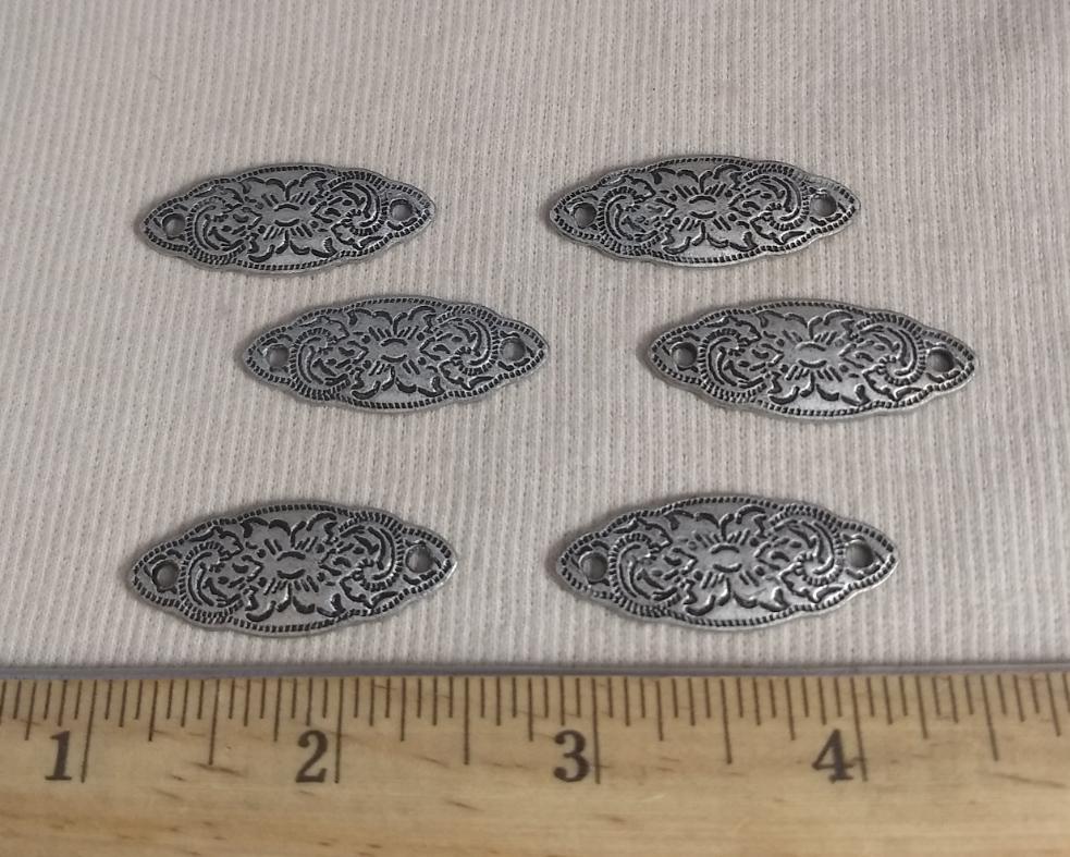 Pendant #Bracelet #Antique-Silver #Metal #10pc