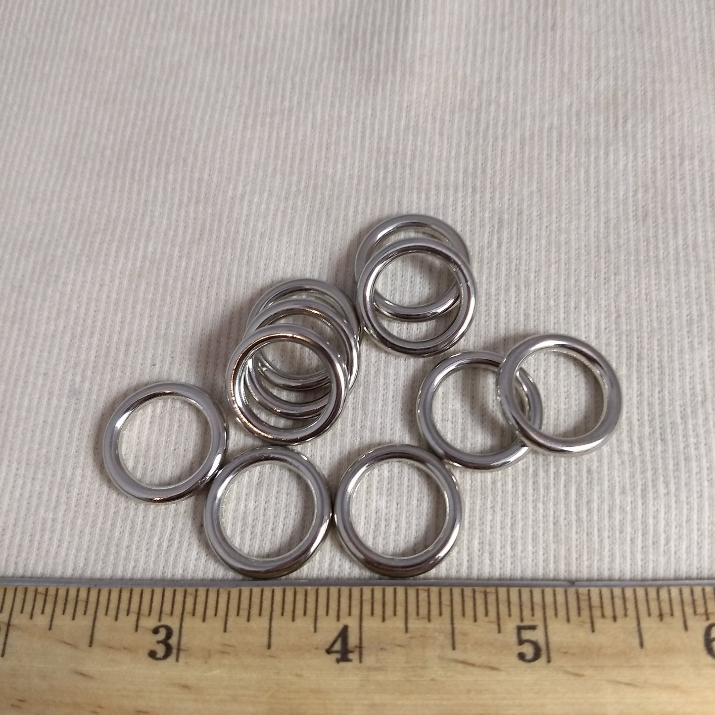 Ring #Jump-ring #Silver #Round #Metal #50pc