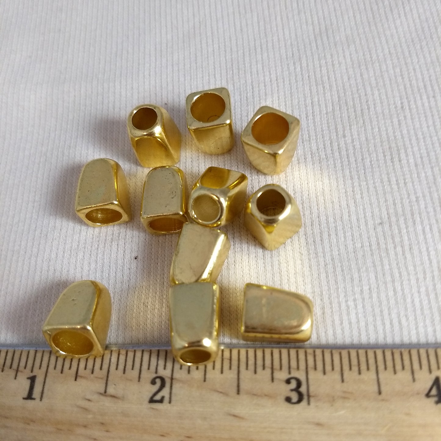 Cord End #CYOR108 #Gold #Metal #Cord-Stopper #20pc