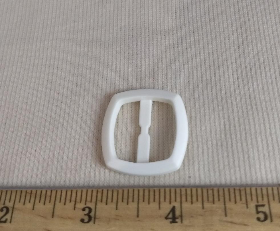 Buckle #5127-20 #White #Center-Bar #Slider #Nylon #10pc