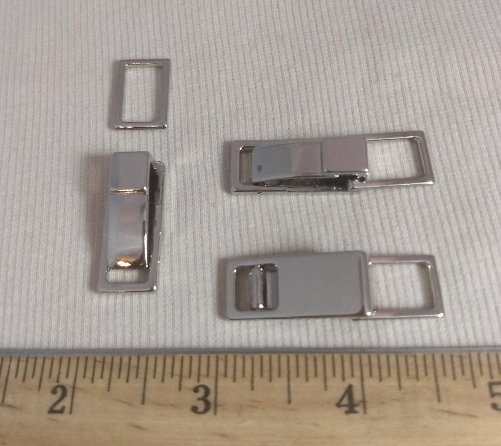 Buckle #CW10144 #Silver #Connector #Metal #2pc