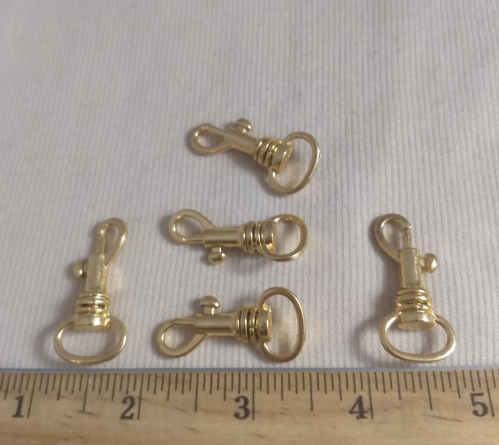 Lobster-Claw #1494 #Gold #Hook #Metal #10pc