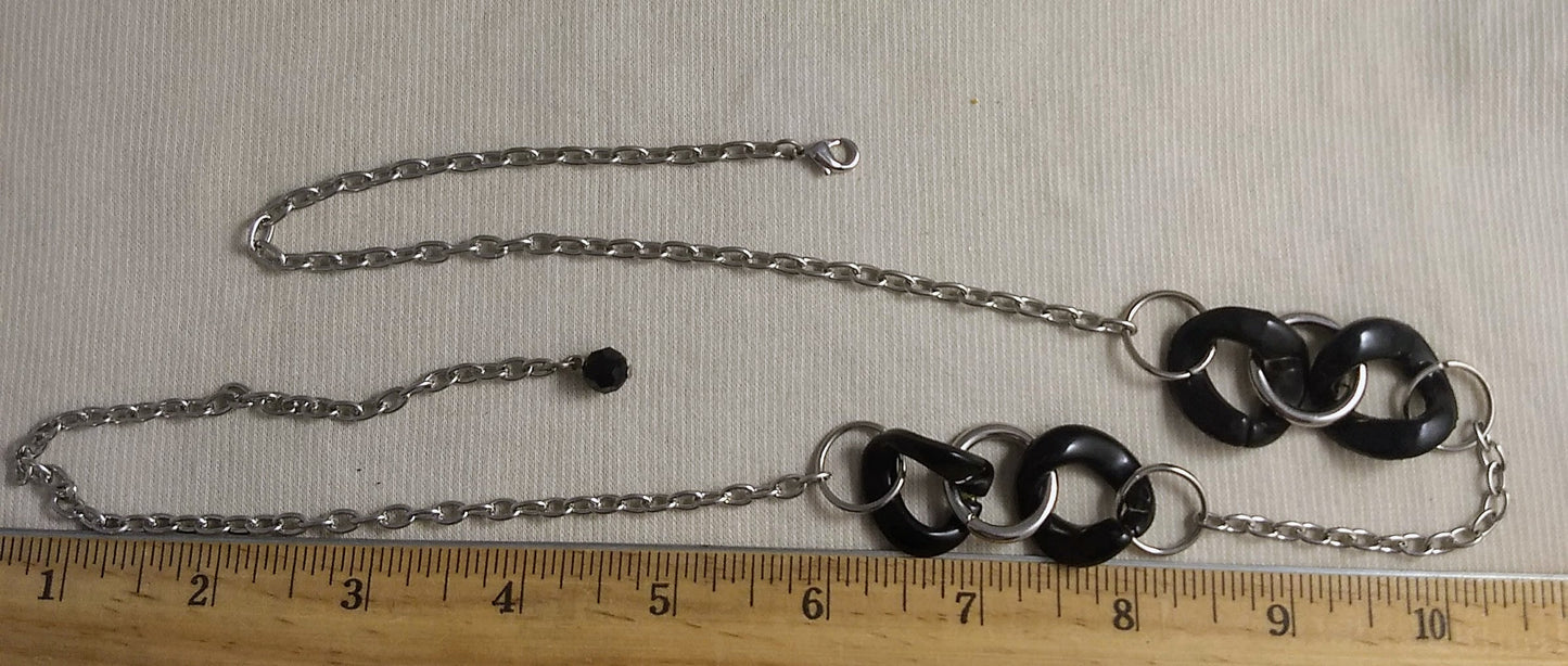 Necklace #80522F #Chain #Silver #Aluminum #1pc