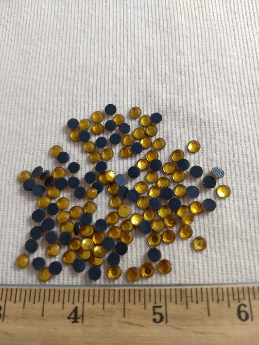 Bead #Rhinestone #SS20 #Yellow #Grade-A #144pc