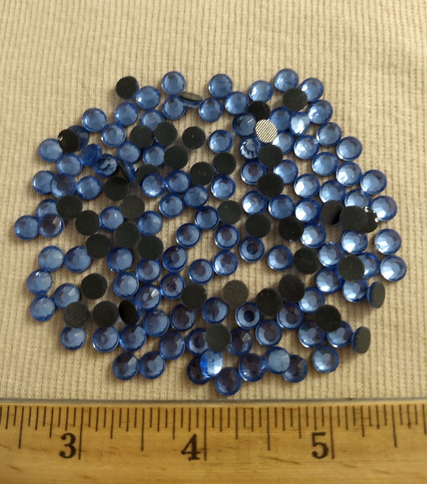 Bead #Rhinestone #SS30 #Blue #Grade-A #144pc