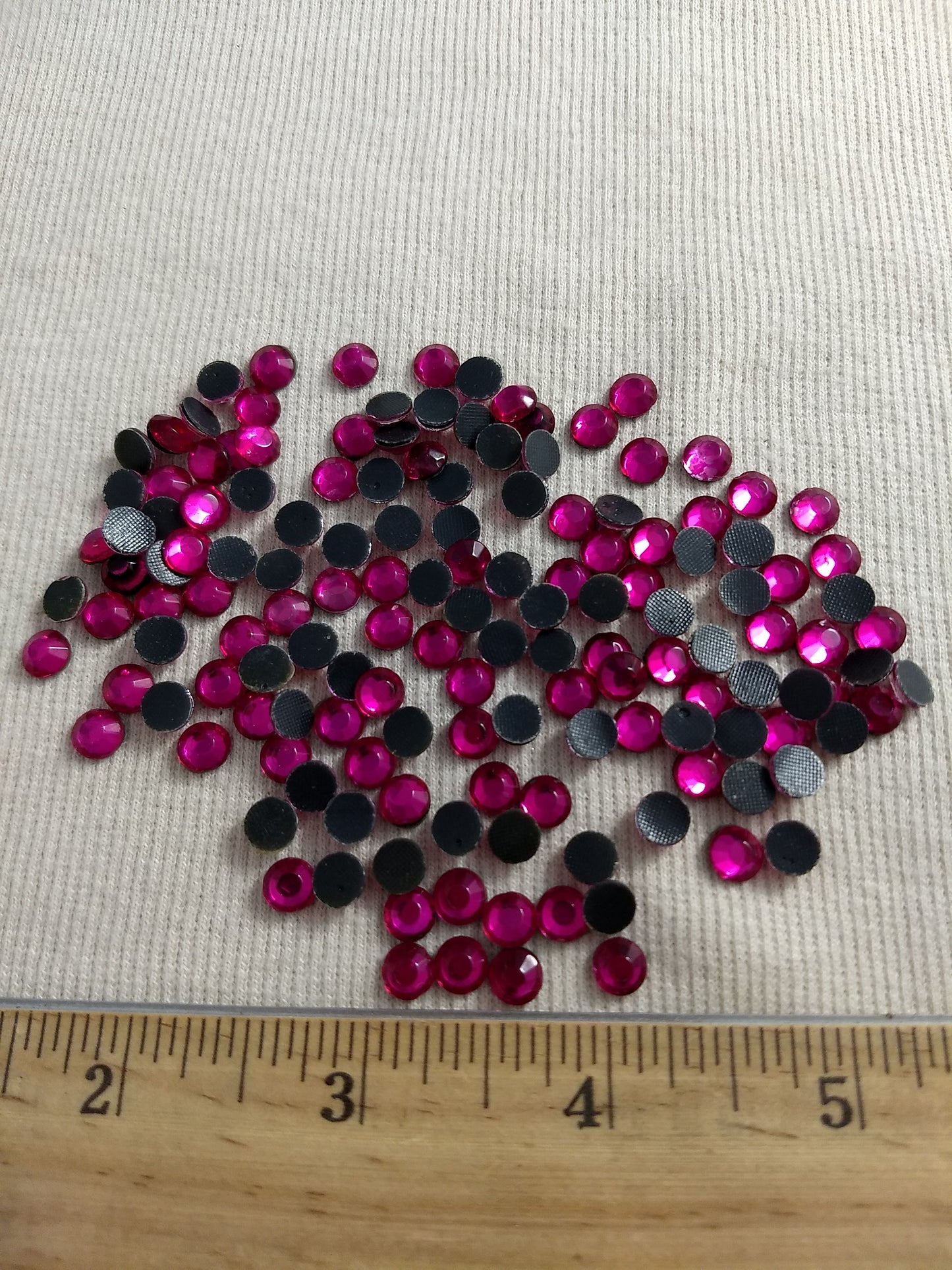 Bead #Rhinestone #SS30 #Fuchsia #Grade-A #144pc