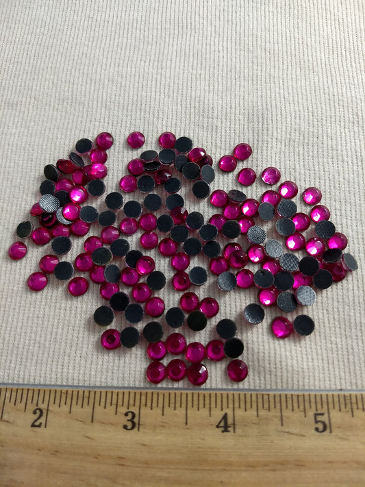 Bead #Rhinestone #SS30 #Fuchsia #Grade-A #144pc