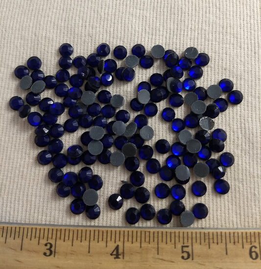 Bead #Rhinestone #SS30 #15 #Blue #Grade-A #144pc