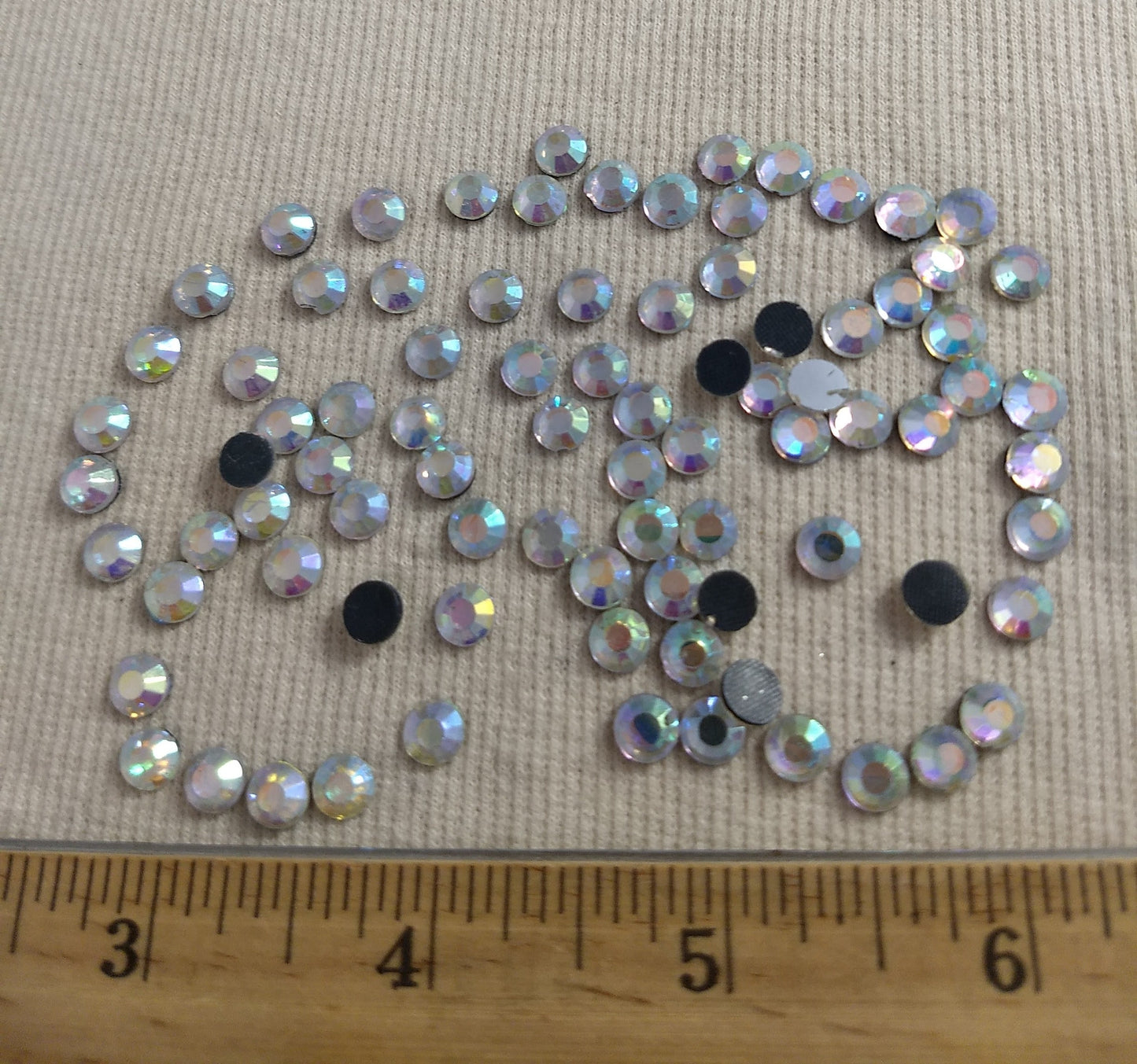 Bead #Rhinestone #SS30 #035 #Clear #Round #Grade-A #144pc