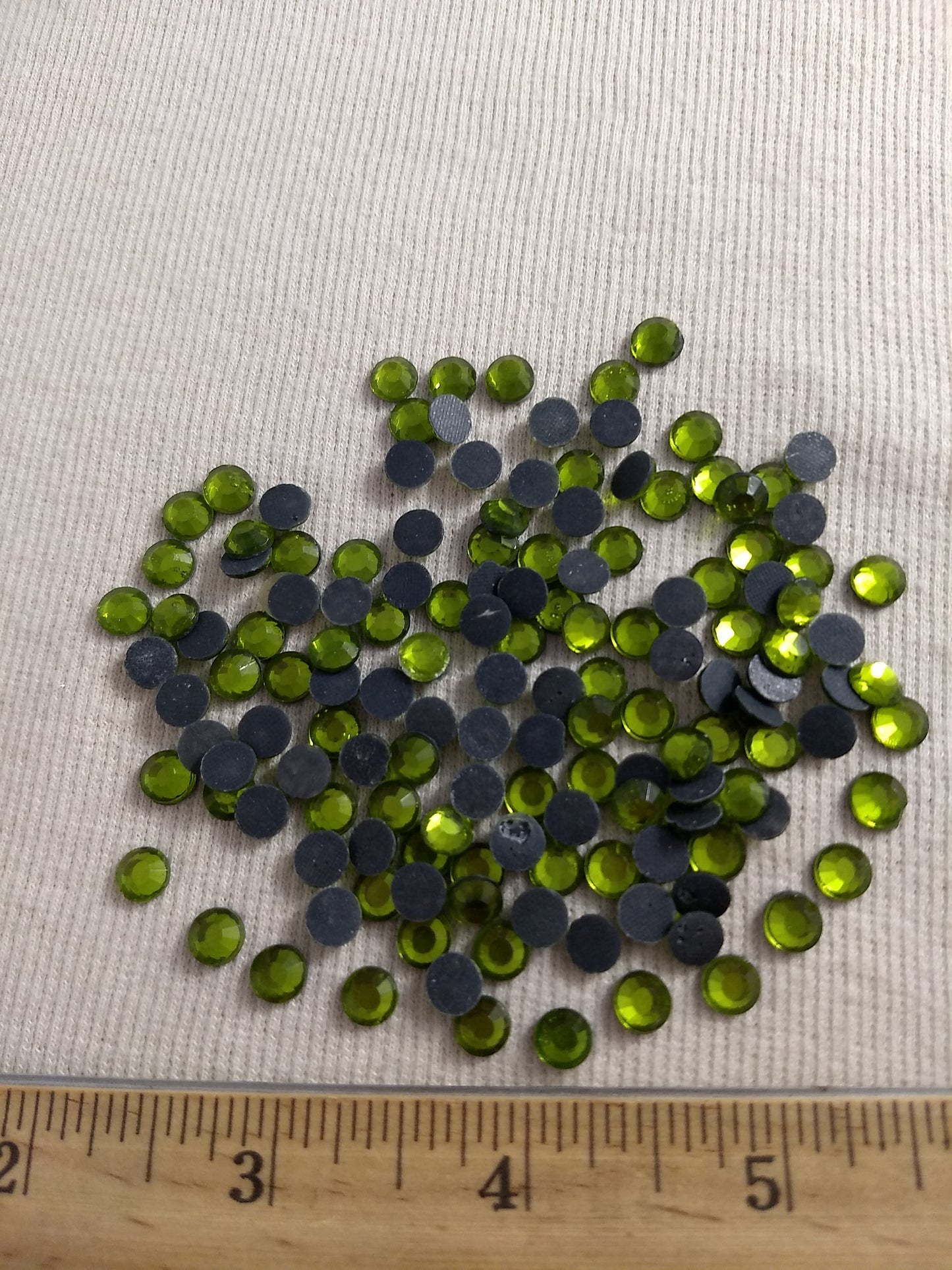 Bead #Rhinestone #SS34 #014 #Green #Round #Grade-A #144pc