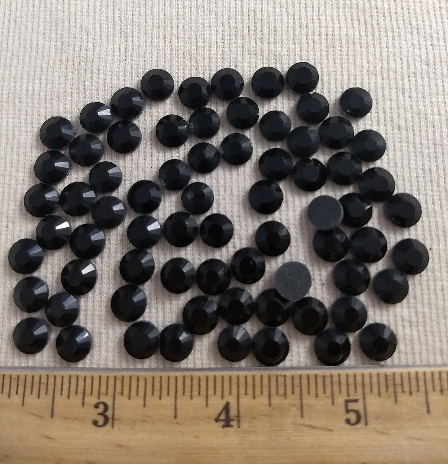 Bead #Rhinestone #SS40 #12 #Black #Round #Grade-A #144pc