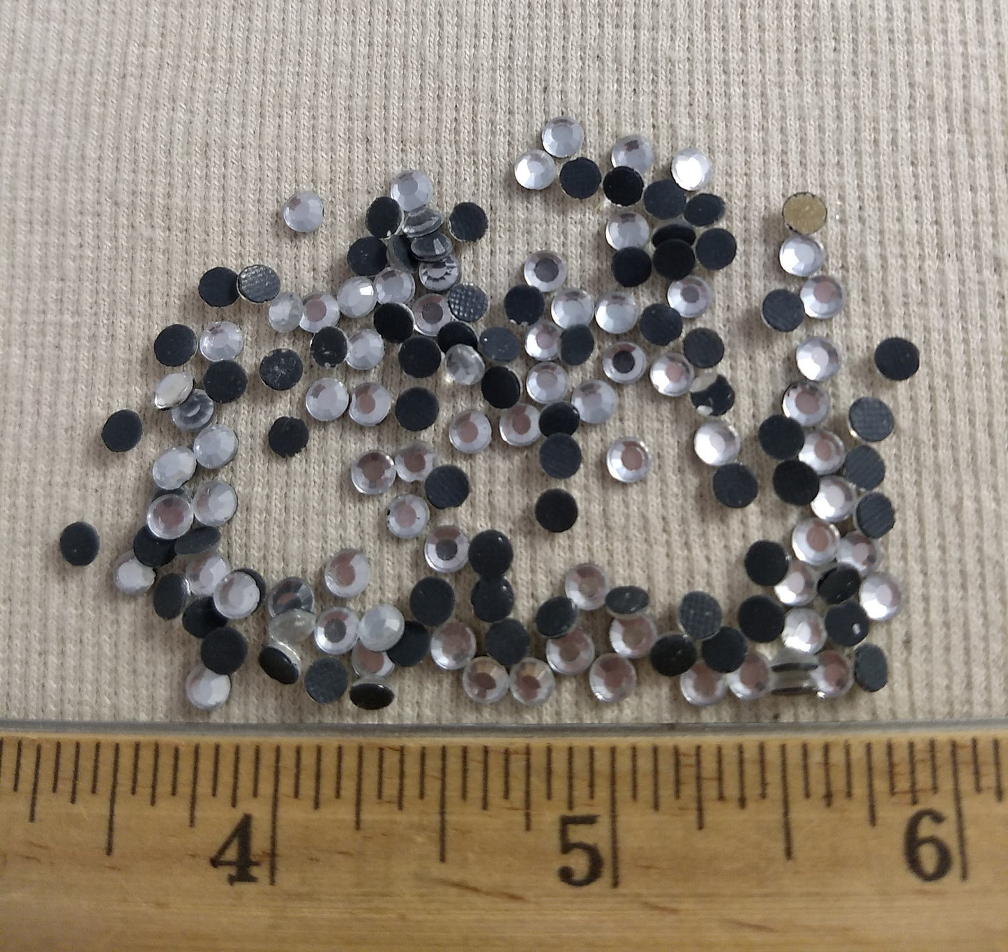 Bead #Rhinestone #SS16 #Clear #Round #Grade-A #144pc