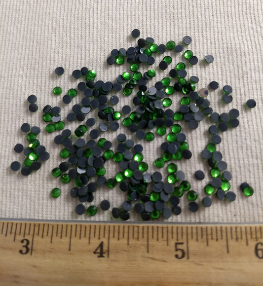 Bead #Rhinestone #SS16 #Green #Round #Grade-A #144pc