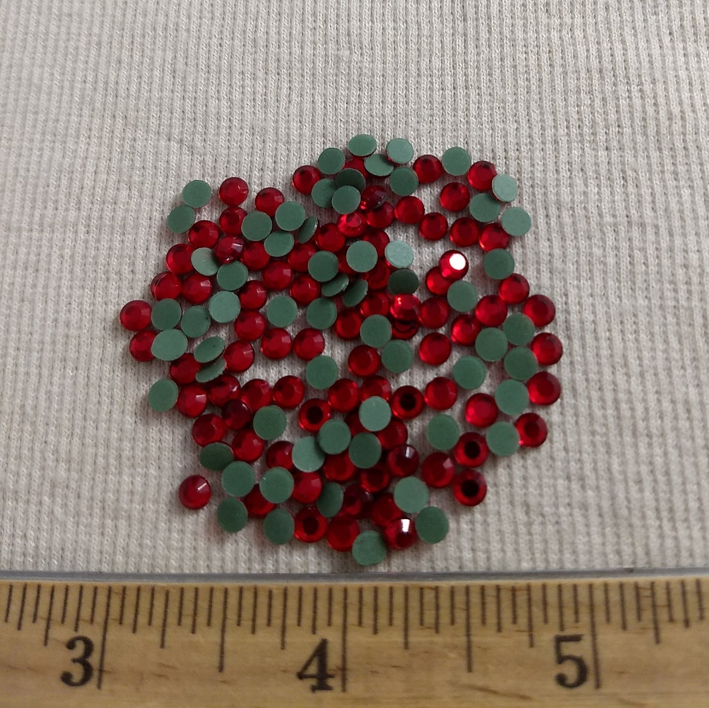 Bead #Rhinestone #SS16 #Red #Round #Grade-A #144pc