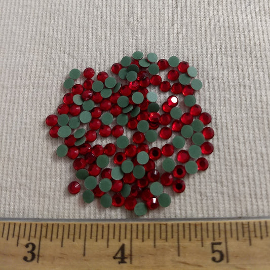 Bead #Rhinestone #SS16 #Red #Round #Grade-A #144pc