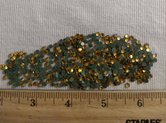 Bead #Rhinestone #SS12 #49 #Yellow #Round #Grade-A #432pc