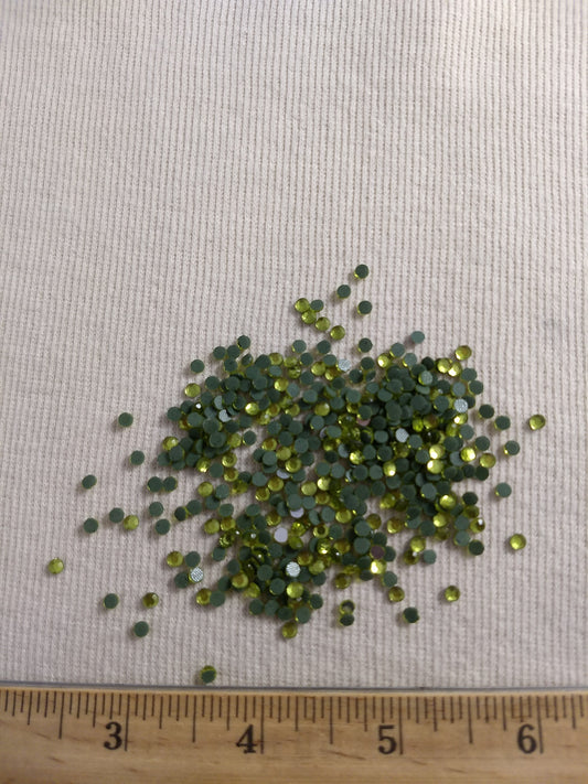 Bead #Rhinestone #SS12 #014 #Green #Round #Grade-A #432pc