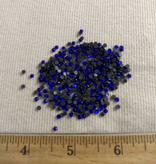 Bead #Rhinestone #SS10 #008 #Blue #Round #Grade-A #432pc