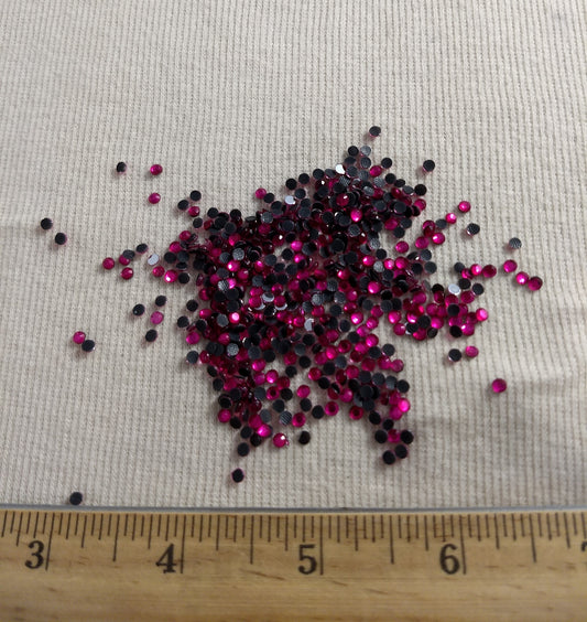 Bead #Rhinestone #SS10 #Fuchsia #Round #Grade-A #432pc