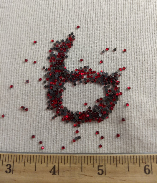 Bead #Rhinestone #SS06 #Red #Round #Grade-A #720pc