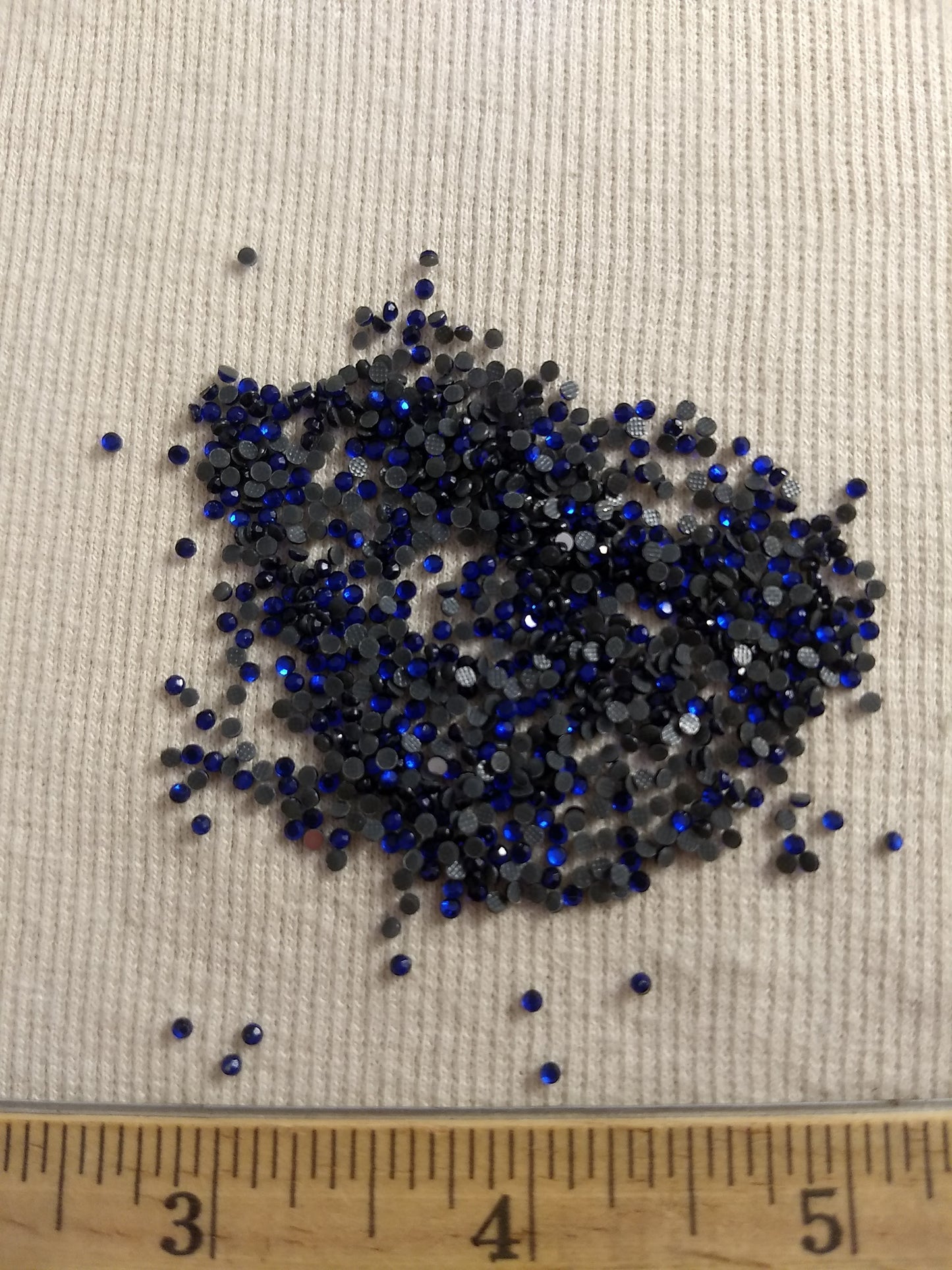 Bead #Rhinestone #SS06 #Blue #Round #Grade-A #720pc