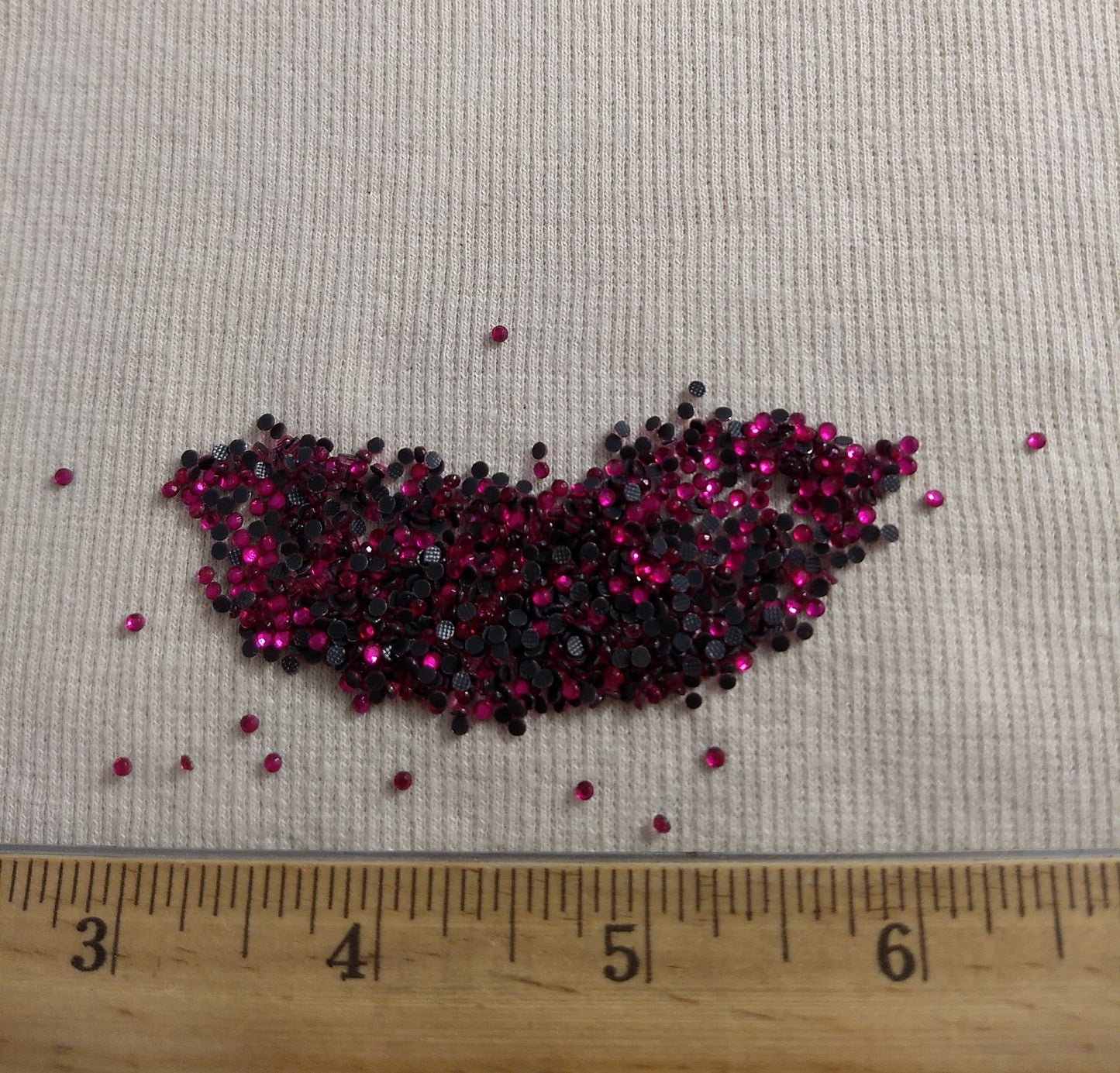 Bead #Rhinestone #SS06 #Fuchsia #Round #Grade-A #720pc