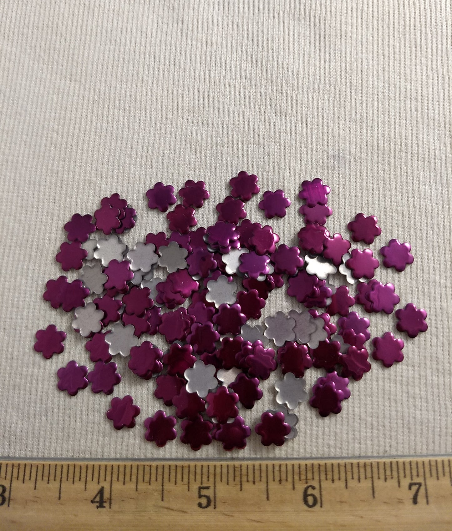 Bead #Rhinestud #Purple #Flower #Hot-Fix #144pc