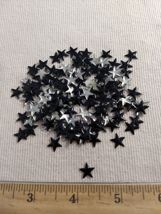 Bead #Rhinestud #Black #Star #Hot-Fix #144pc