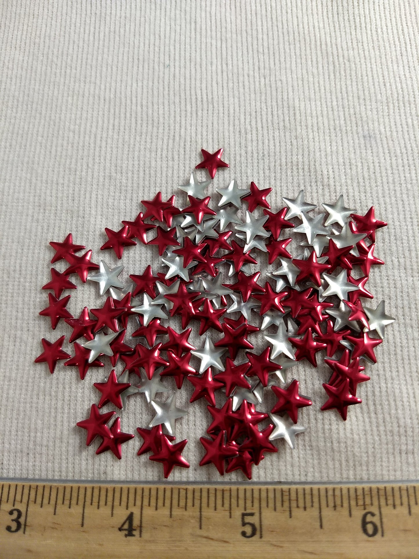 Bead #Rhinestud #Star #Red #Hot-Fix #144pc