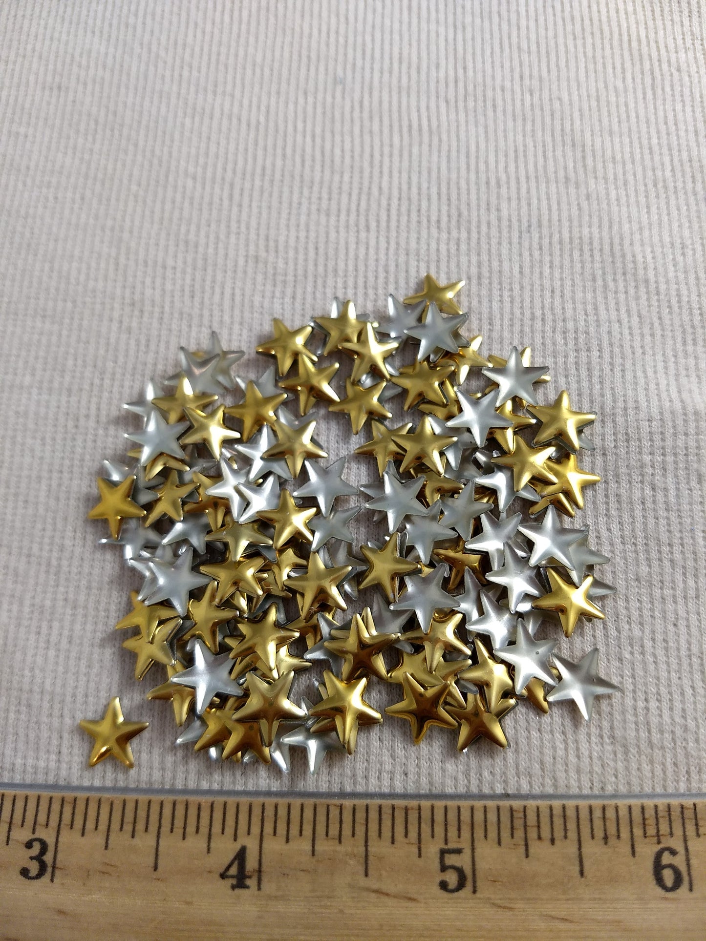 Bead #Rhinestud #Star #Gold #Hot-Fix #288pc