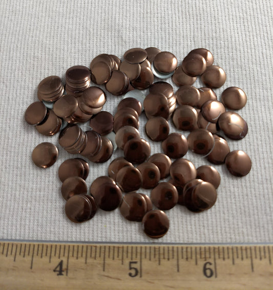 Bead #Rhinestud #Brown #Round #Hot-Fix #144pc