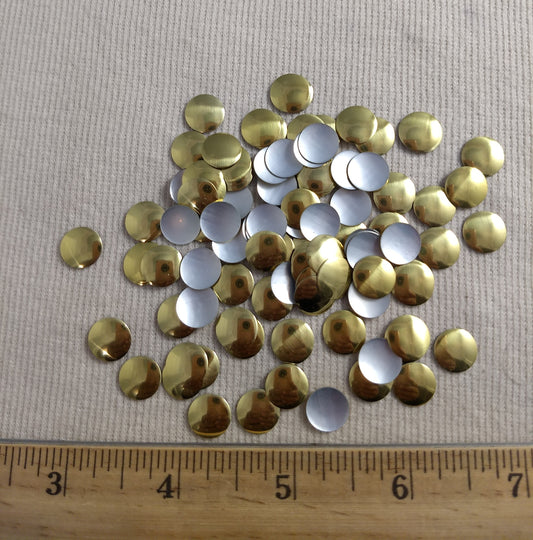 Bead #Rhinestud #Gold #Round #Hot-Fix #144pc