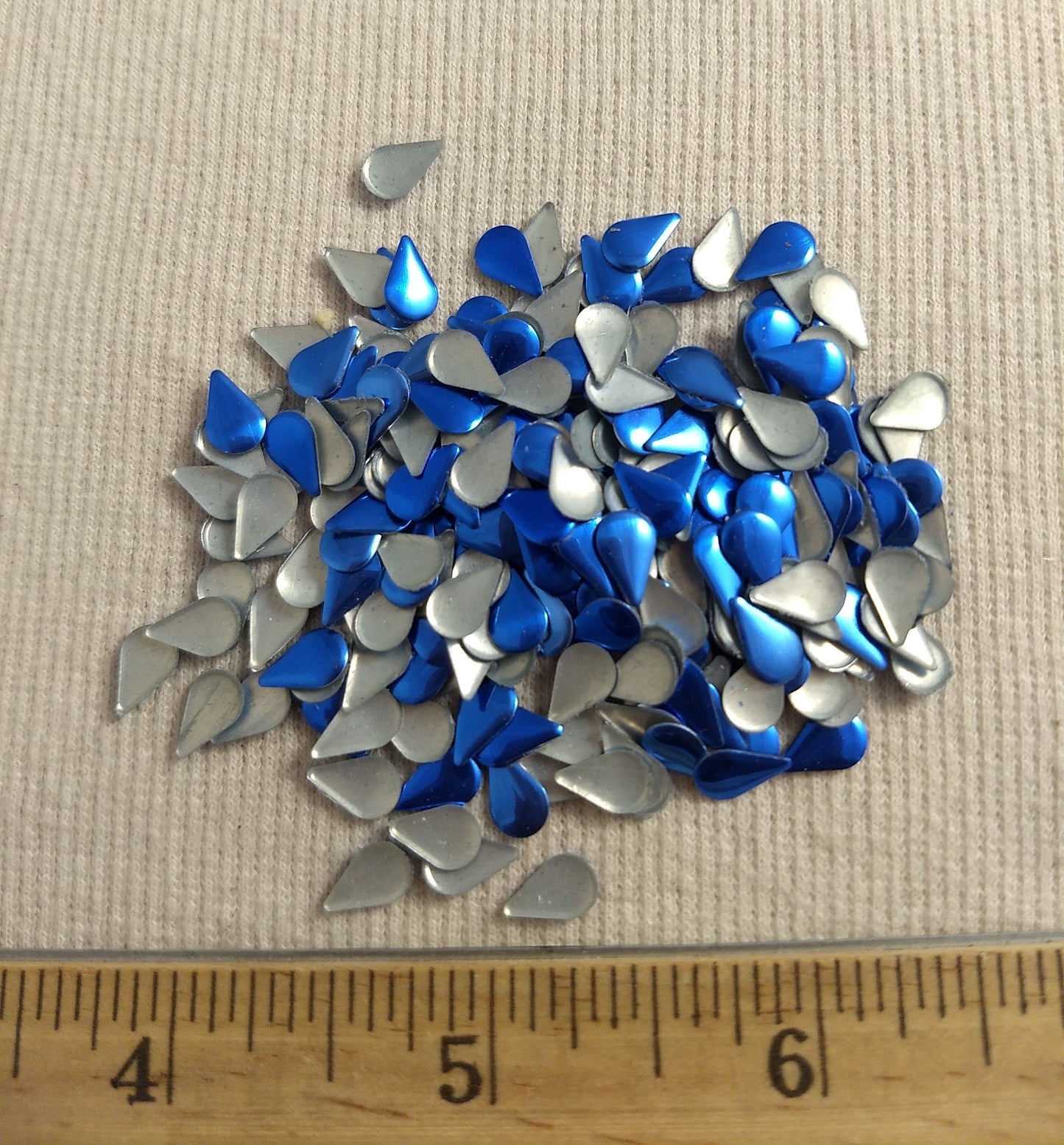 Bead #Rhinestud #Blue #Tear-Drop #Hot-Fix #144pc