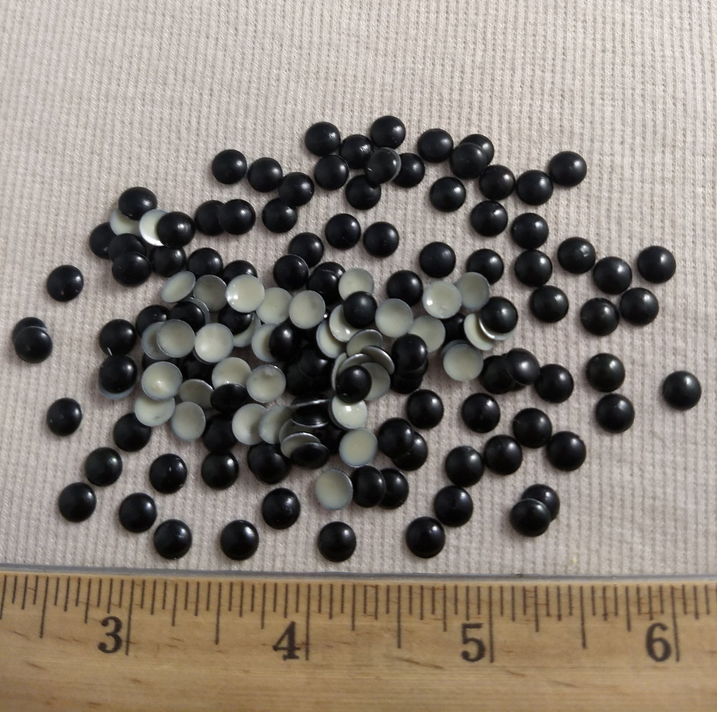 Bead #Rhinestud #Black #Dome #Hot-Fix #144pc