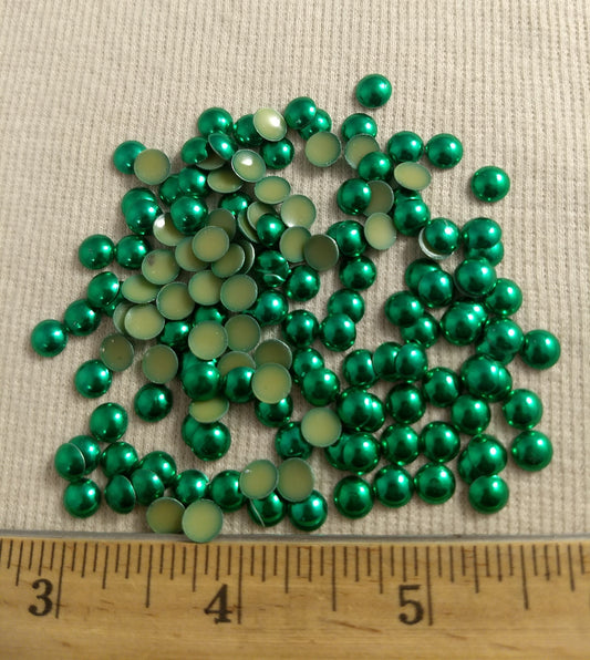 Bead #Rhinestud #Green #Dome #Hot-Fix #144pc